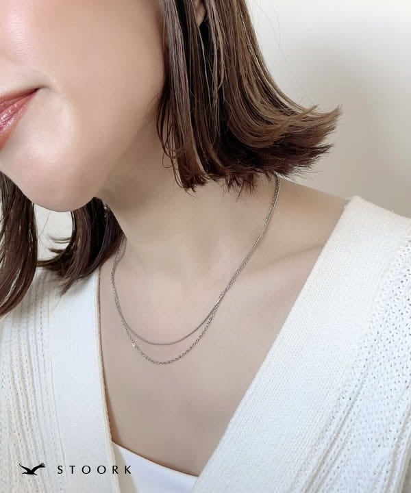 316L Simple Double Chain Necklace - stoork