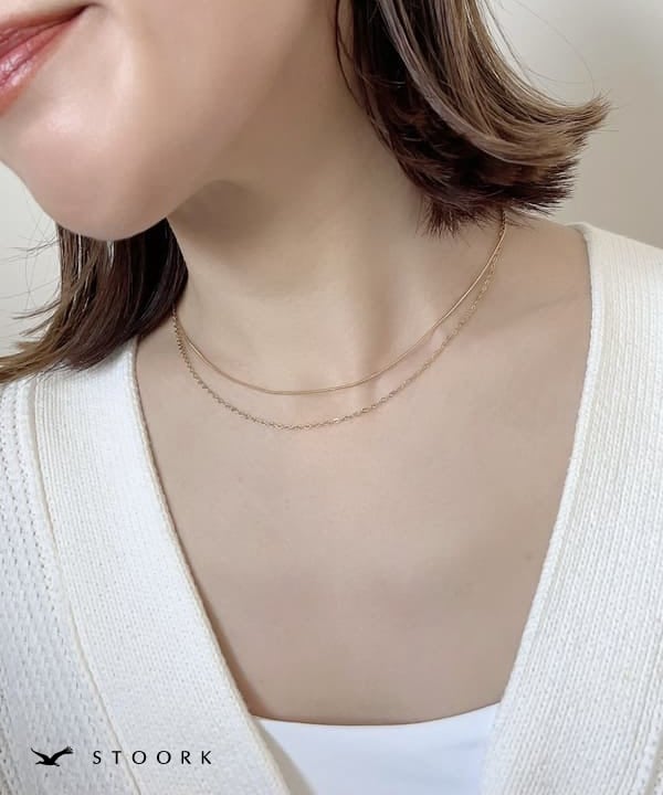 316L Simple Double Chain Necklace - stoork