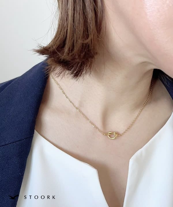 316L Tiny Hoop Necklace - stoork
