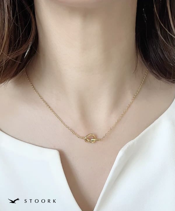 316L Tiny Hoop Necklace - stoork