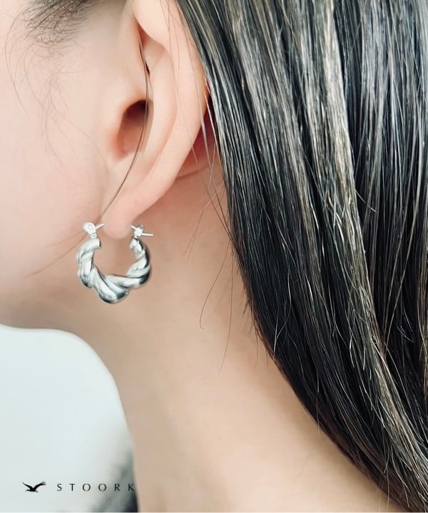 316L Twist Hoop Pierce - stoork