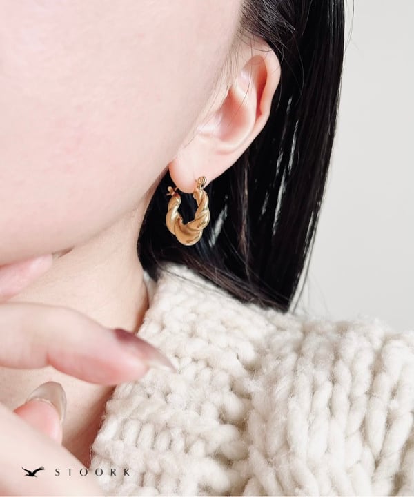 316L Twist Hoop Pierce - stoork