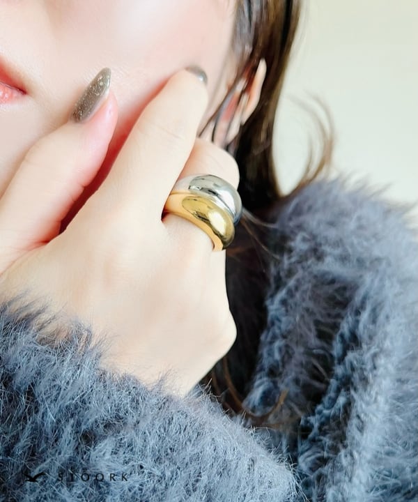 【再入荷】316L Volume Double Ring - stoork