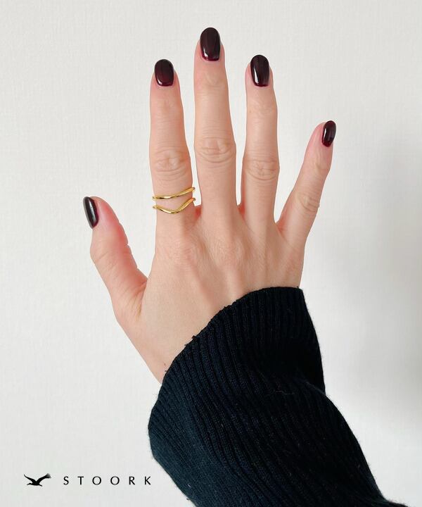 【再入荷】s925 Double Line Ring