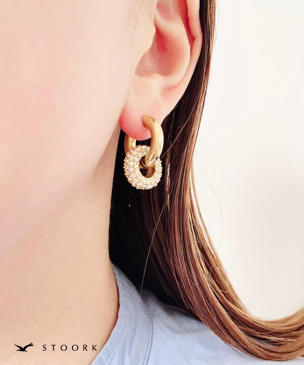 Double Hoop Pierce | 金属アレルギー対応アクセサリー通販ショップ