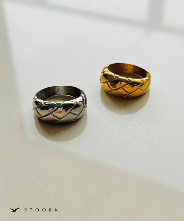 Brick Pattern Ring