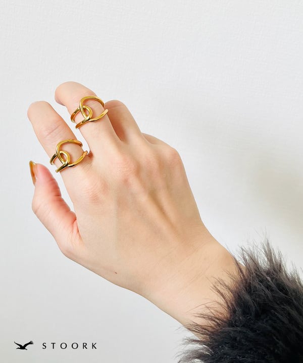 316L Open Knot Ring | 金属アレルギー対応アクセサリー通販ショップ
