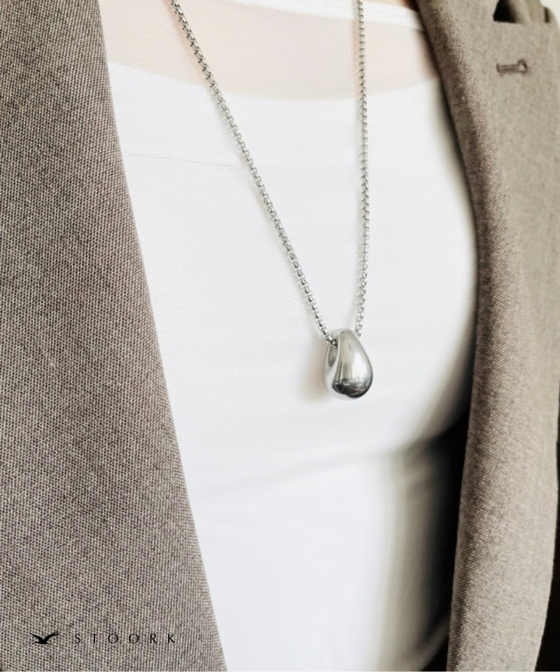 Volume Drop Long Necklace