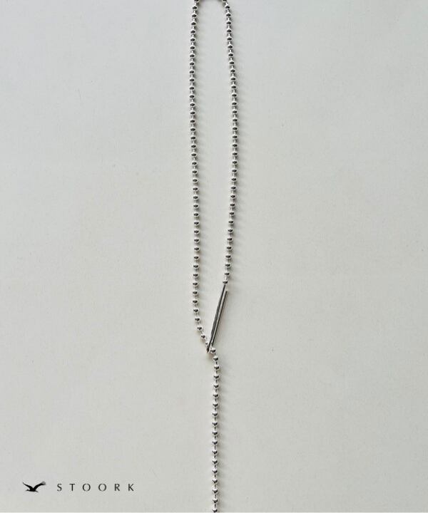 【再入荷】s925 Ball Chain Hook Necklace
