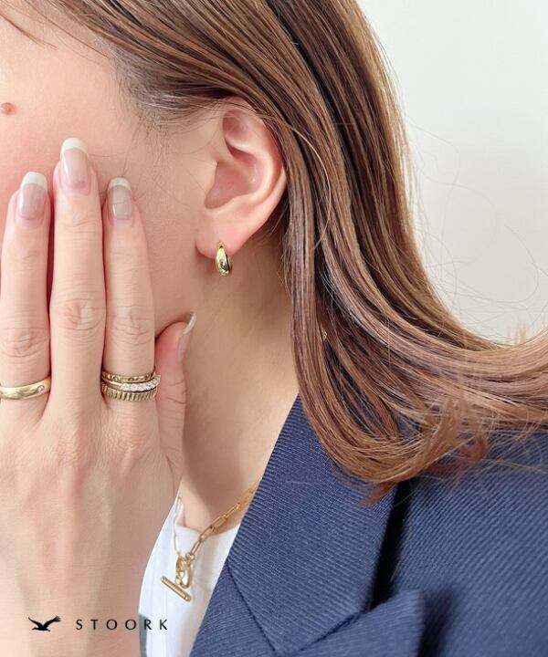 【再入荷】s925 Hoop Pierce_S