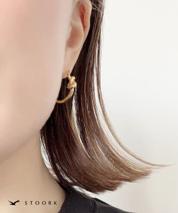 【再入荷】316L Knot Hoop Pierce