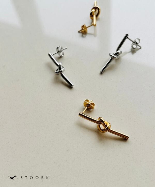 【再入荷】Knot Long Pierce