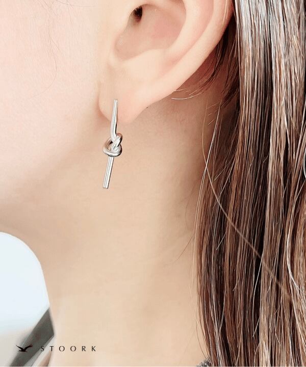 Knot Long Pierce | 金属アレルギー対応アクセサリー通販ショップ