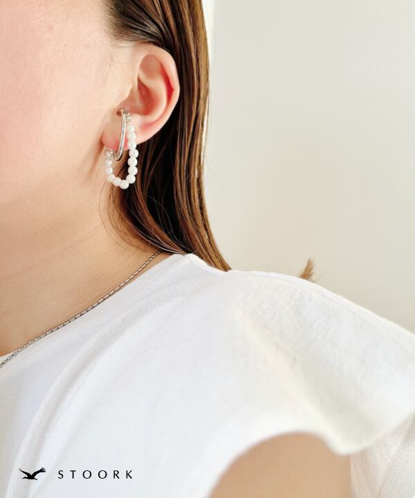 【再入荷】s925 Pearl Ear Cuff