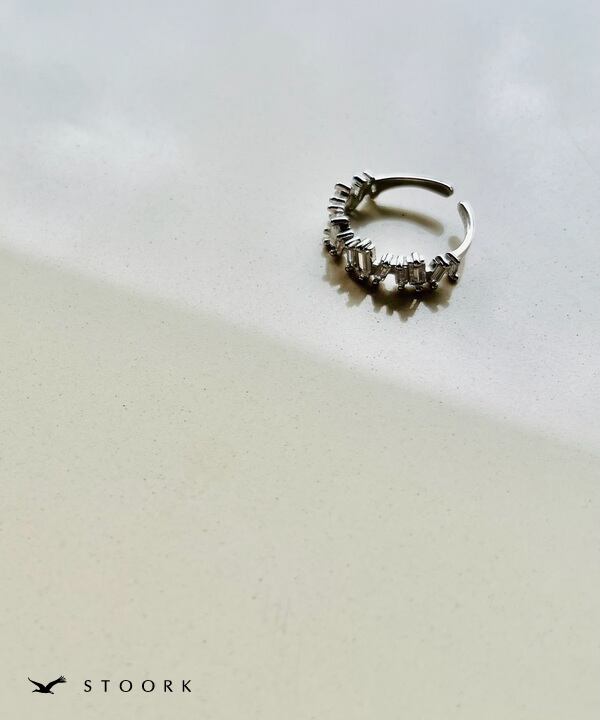 s925 Crystal Zircon Ring