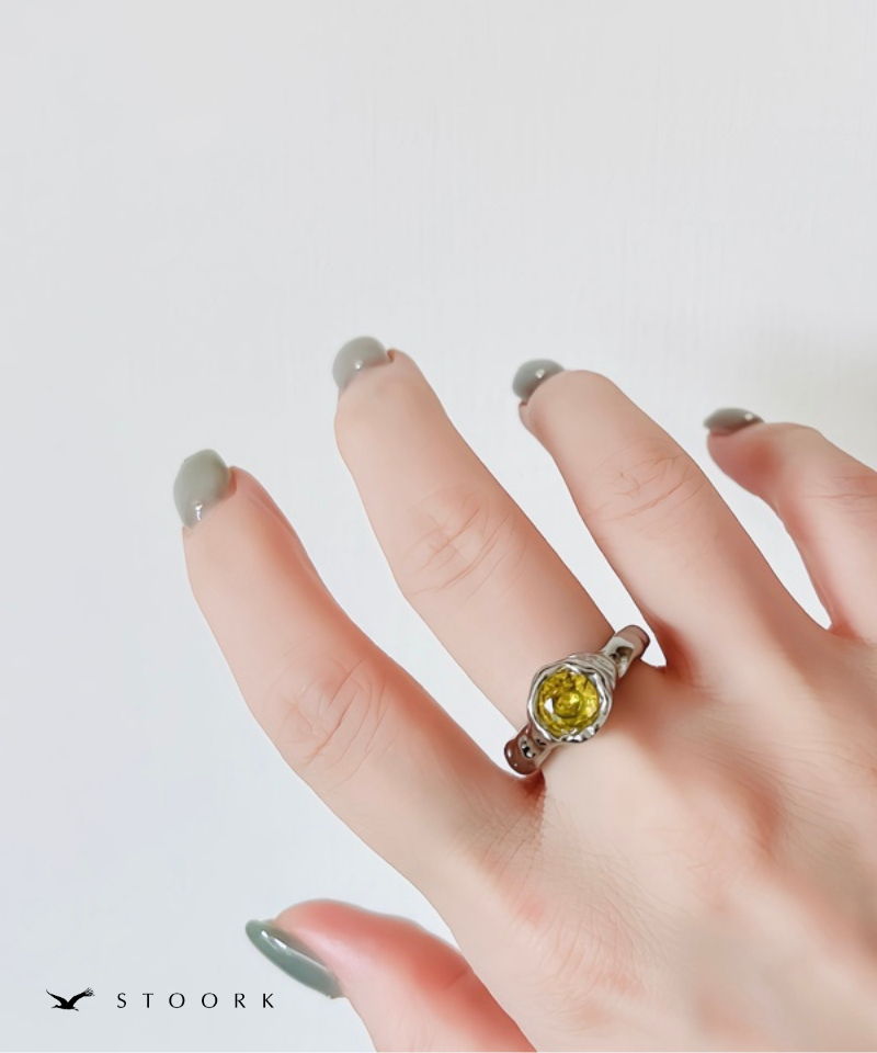 Melt Stone Ring