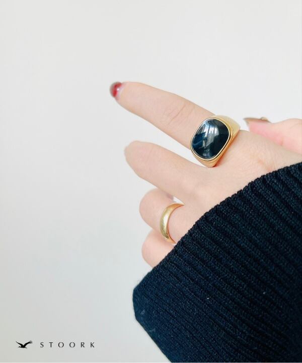 【再入荷】Square Top Ring