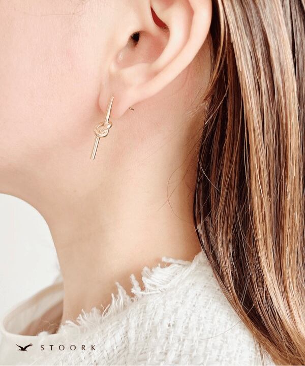【再入荷】Knot Long Pierce