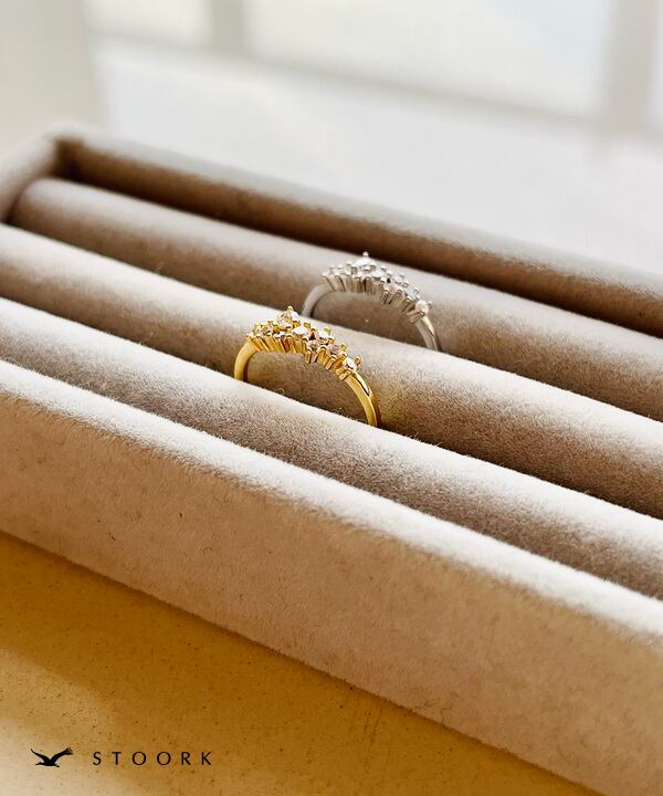 s925 Zircon Pinkie Ring