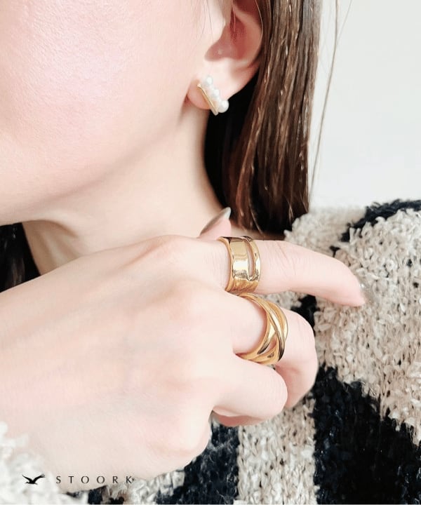 【再入荷】Double Wide Ring
