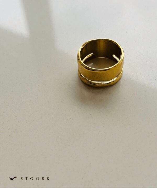 【再入荷】Double Wide Ring