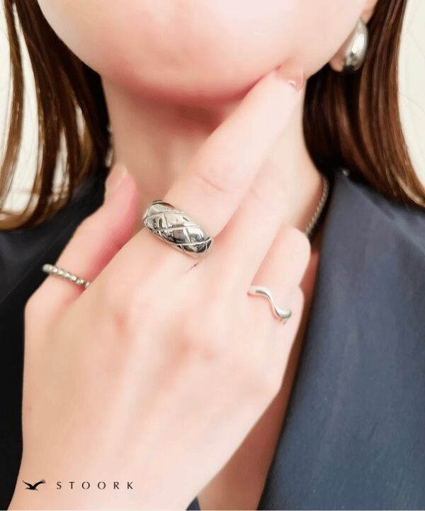 Brick Pattern Ring