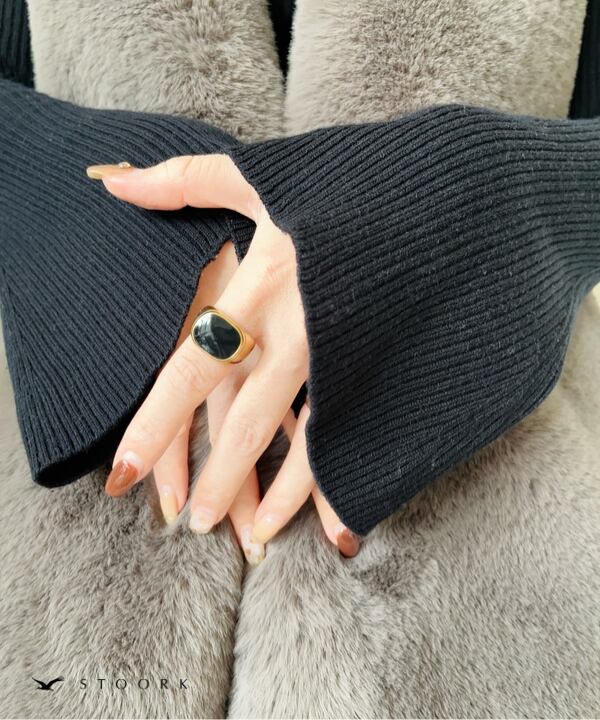 【再入荷】Square Top Ring