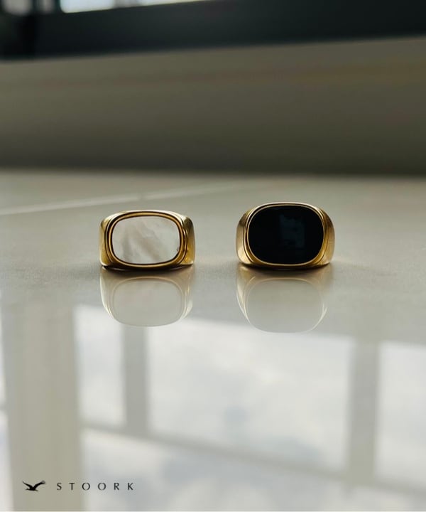【再入荷】Square Top Ring