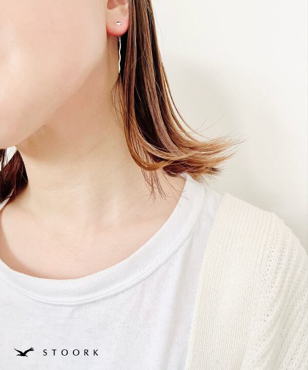 s925 Star Long Pierce
