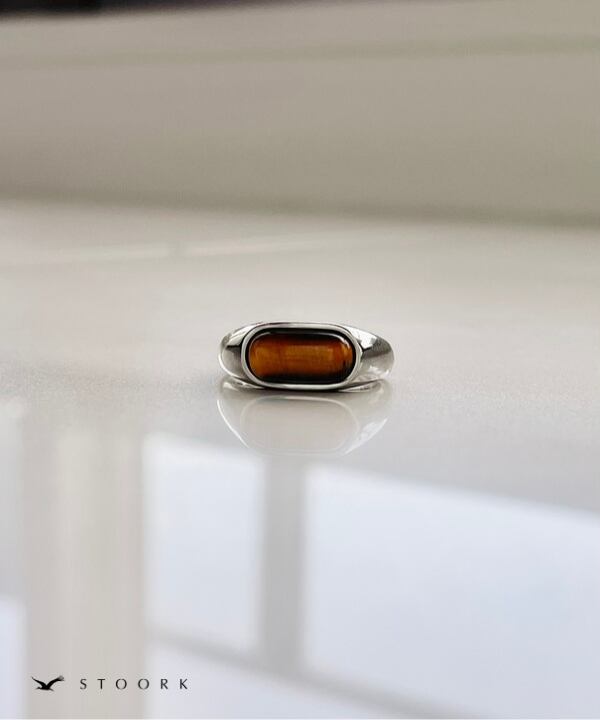【再入荷】Tiger Eye Oval Ring