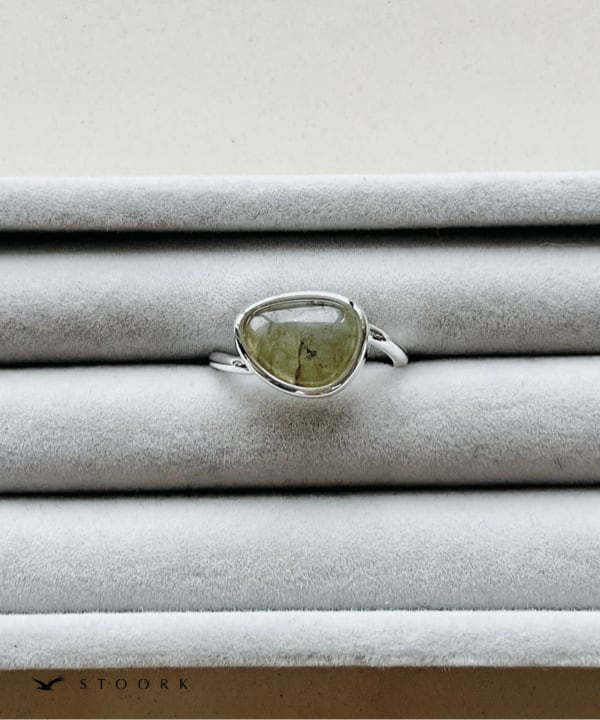 【再入荷】s925 Irregular Stone Ring