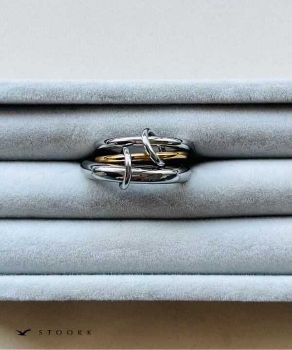 【再入荷】Bicolor Connected Ring