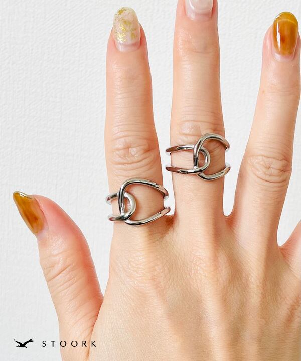 316L Open Knot Ring | 金属アレルギー対応アクセサリー通販ショップ