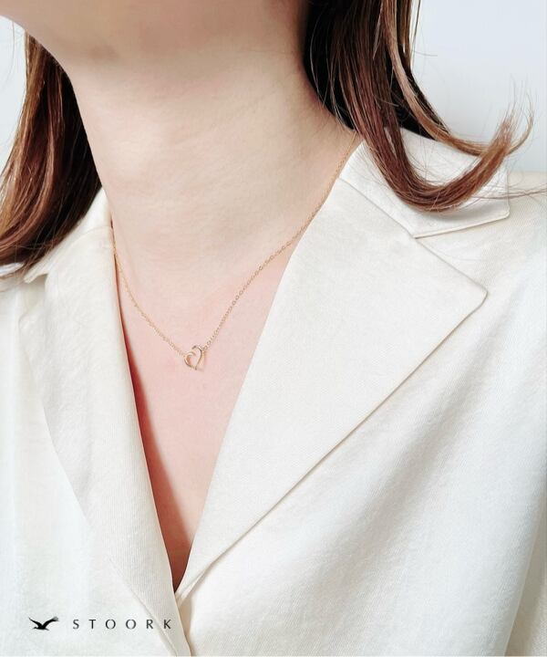 s925 Torsion Heart Necklace