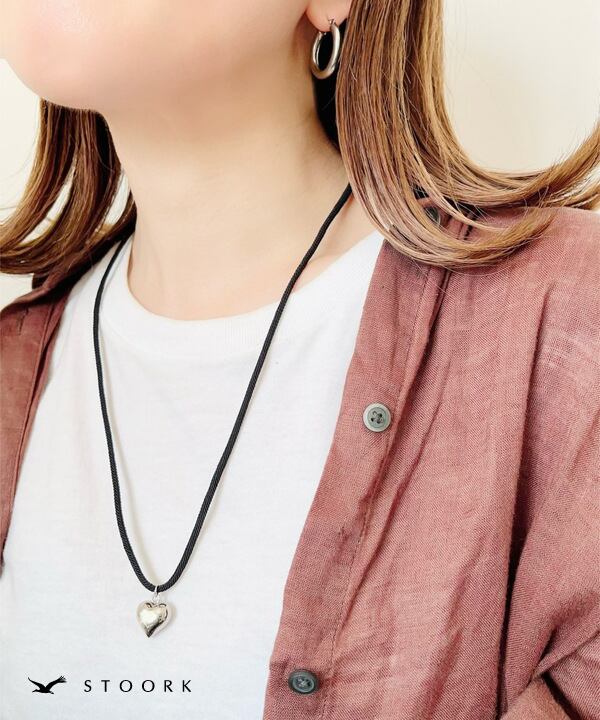 【再入荷】s925 Heart Choker