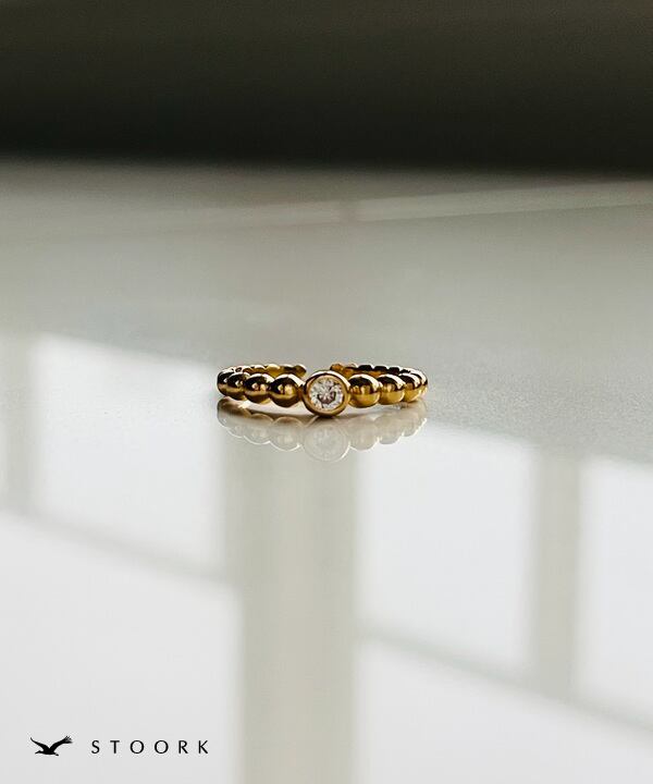 s925 Simple Dot Ring