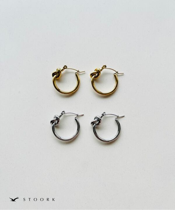【再入荷】316L Knot Hoop Pierce