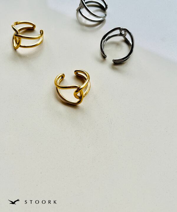 316L Open Knot Ring | 金属アレルギー対応アクセサリー通販ショップ