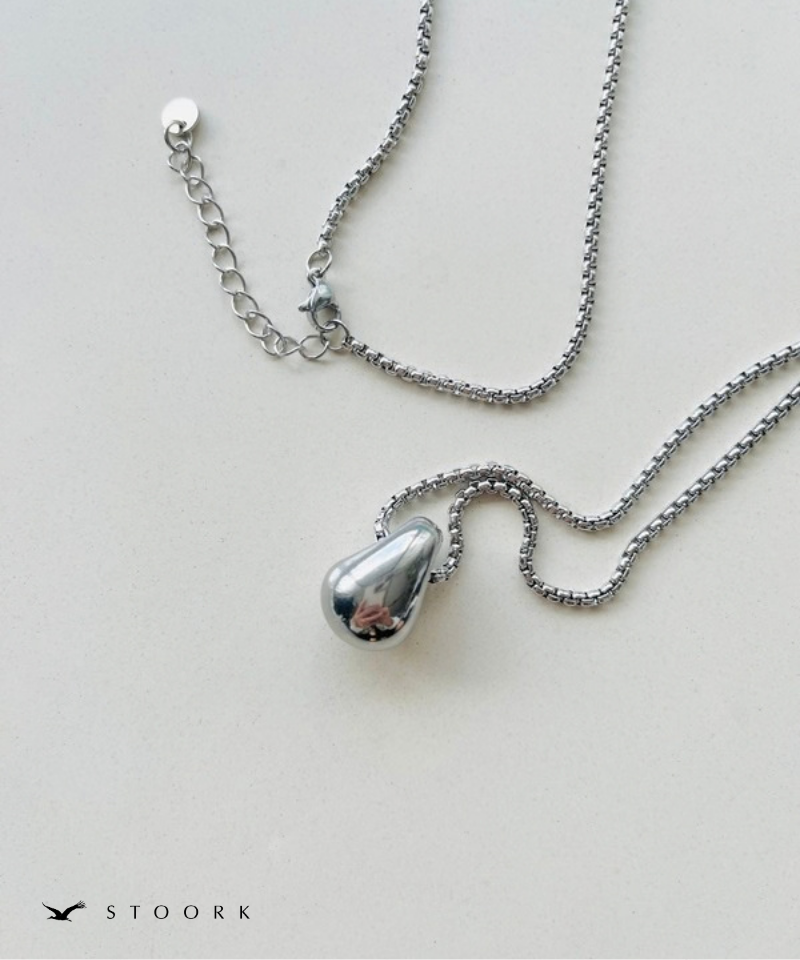 Volume Drop Long Necklace
