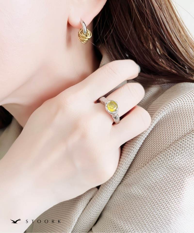 Melt Stone Ring