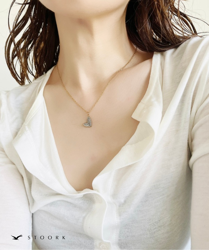 Zircon Heart Necklace