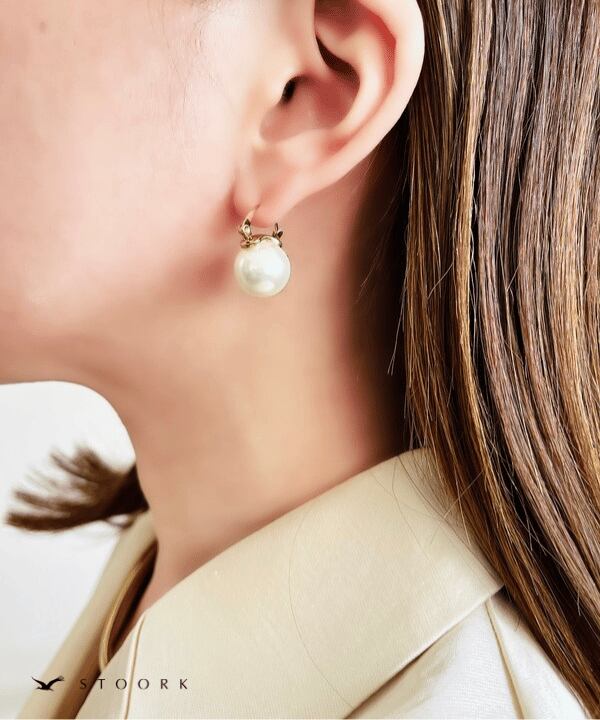 【再入荷】Big Pearl Pierce