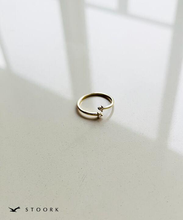 s925 Double Zirconia Ring