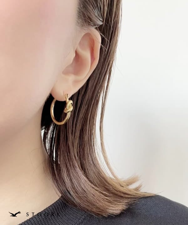 【再入荷】316L Knot Hoop Pierce