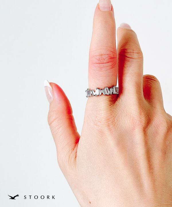 s925 Crystal Zircon Ring