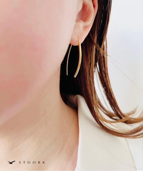 s925 Curve Hook Pierce