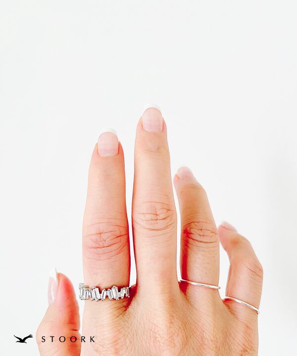s925 Crystal Zircon Ring
