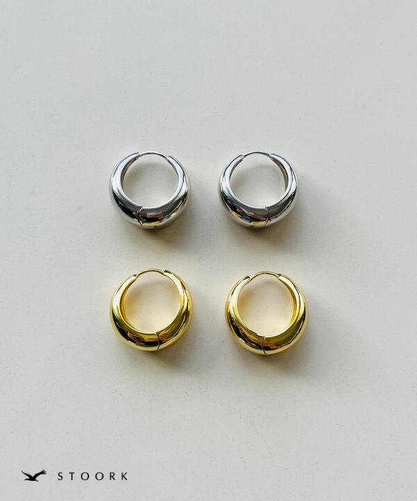 【再入荷】s925 Hoop Pierce_L