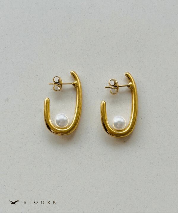 【再入荷】Metal Pearl Pierce