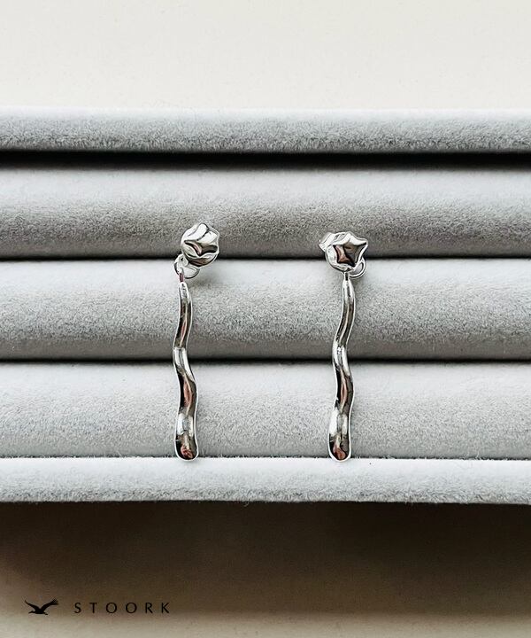 s925 Star Long Pierce
